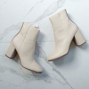 Diane von Furstenberg | Leather Ankle Boots | 8.5